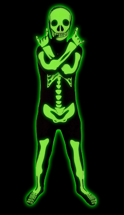 Glow Skeleton Morphsuit Kids Costume