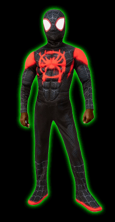 Kids Spider-Man: Into the Spider-Verse Deluxe Miles Morales Spider-Man Costume