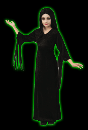 The Addams Family Mortcia Girls Costume