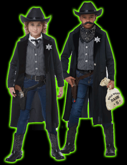 WILD WEST SHERIFF/OUTLAW CHILDS COSTUME