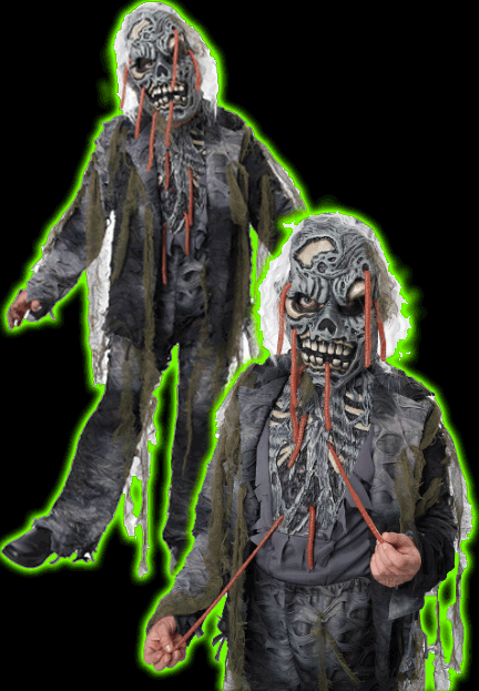 WORM WISHES FROM THE GRAVE CHILDS ZOMBIE COSTUME