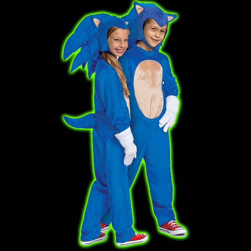 Sonic The Hedgehog Movie Deluxe Childs Costume