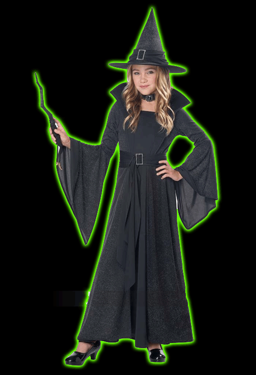 MOONLIGHT SHIMMER WITCH CHILDS COSTUME