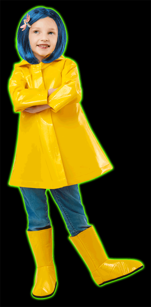 Coraline Child Rain Coat Costume
