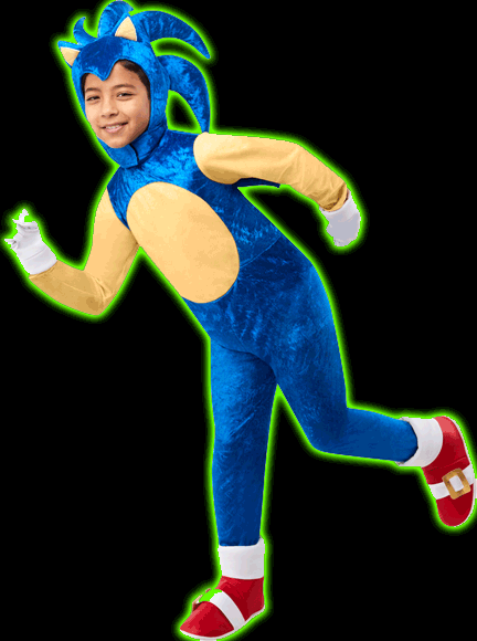 Kids Deluxe Sonic The Hedgehog Costume