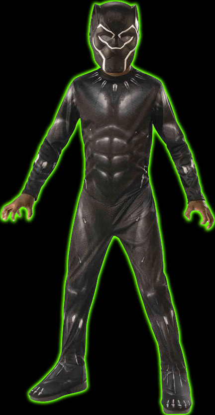 Marvel: Avengers Endgame Child's Black Panther Costume & Mask