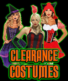 Clearance halloween costumes