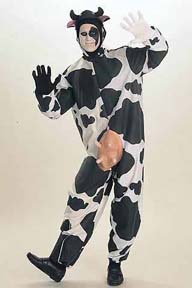 Adult Comical Cow Costume