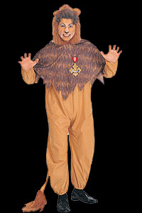 Wizard of Oz: Cowardly Lion Mens Costume