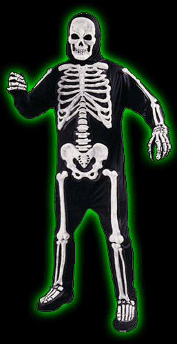 Skelebones Mens Halloween Costume