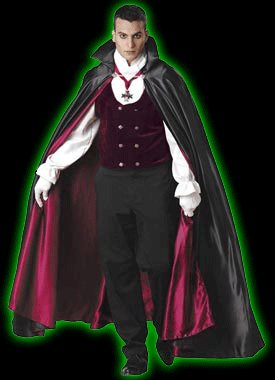 Deluxe Gothic Vampire Mens Costume