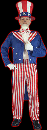 Uncle Sam Mens Costume