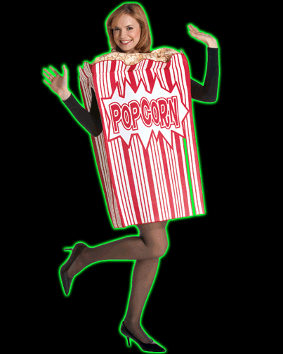Adult Unisex Popcorn Bucket Costume