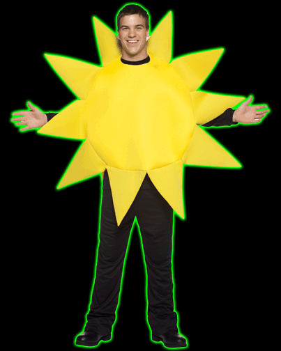 Adult Sunny Day Sun Costume