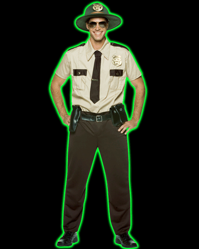 Mens State Trooper Costume