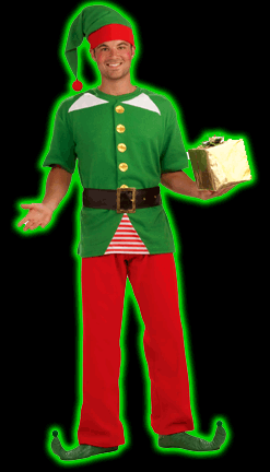 Jolly Elf Adult Unisex Costume