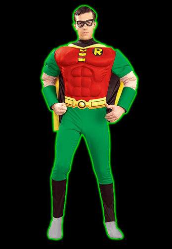 Deluxe Muscle Chest Robin Mens Costume