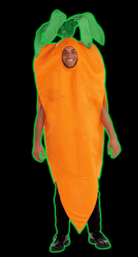 Adult Unisex Carrot Costume