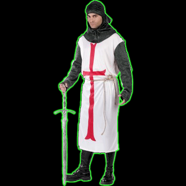 Mens Templar Knight Costume