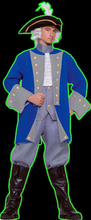 Colonial General Mens Costume