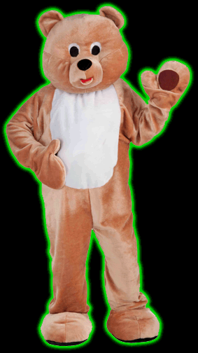 Adult Deluxe Honey Bear Plush Mascot Costume