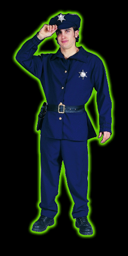 Mens Police Man Costume
