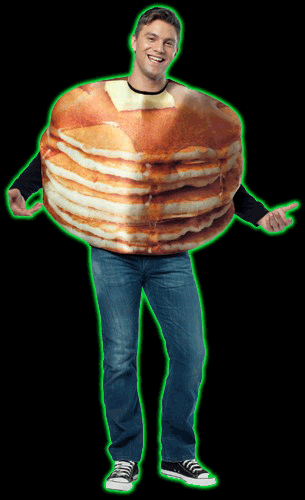 Get Real Stacked Pancakes Adult Costume