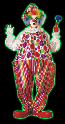 Adult Snazzy Clown Costume
