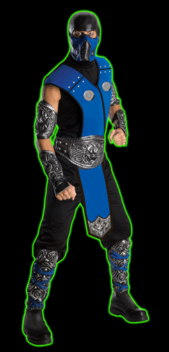 Mortal Kombat: Sub-Zero Mens Costume