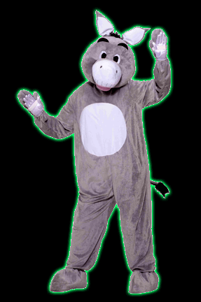 Adult Donkey Mascot Costume