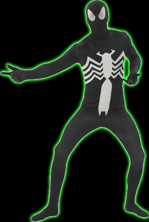 Mens Marvel: Black Spider-Man Costume