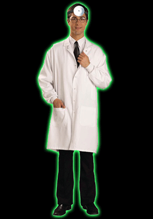 Adult White Doctor Lab Coat