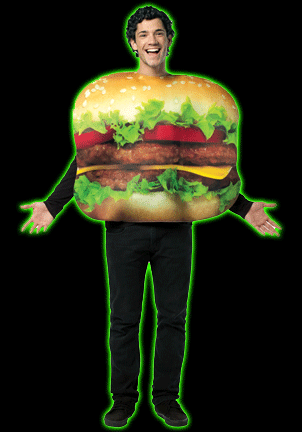 Adult Cheeseburger Costume