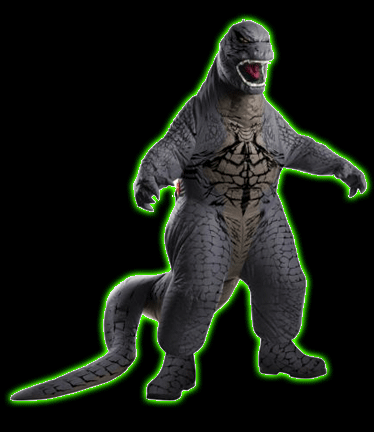 Inflatable Godzilla Costume