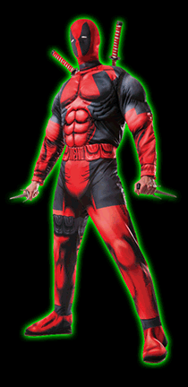 Mens Marvel: Deadpool Costume