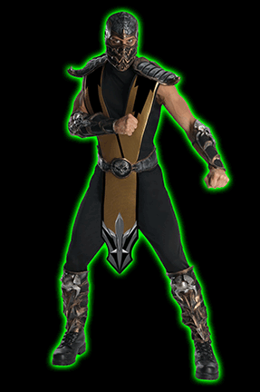 Mortal Kombat: Scorpion Mens Costume