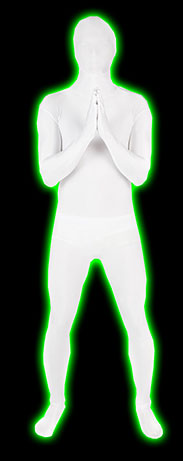 Adult White Original Morphsuit Costume