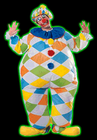 Adult Inflatable Clown Costume