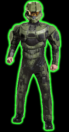 Halo Master Chief Deluxe Muscle Adult Costume