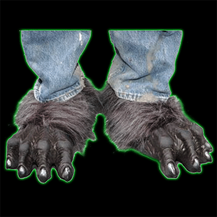 Grey Werewolf Feet