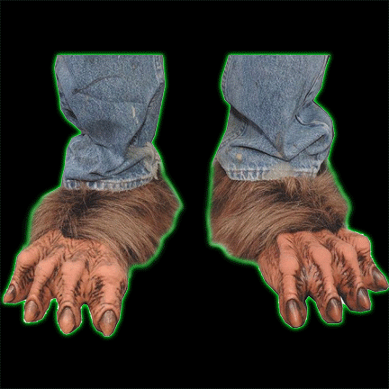 Brown Werewolf feet