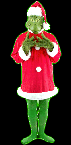 Deluxe Grinch That Stole Christmas Adult Costume 