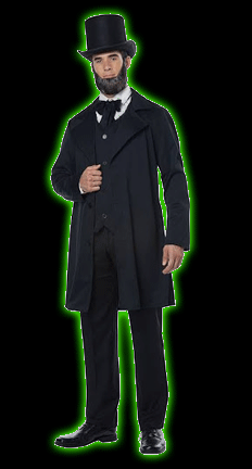 Abraham Lincoln / Andrew Jackson Mens Costume