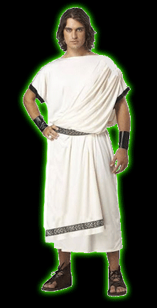 Deluxe Classic Toga Mens Costume