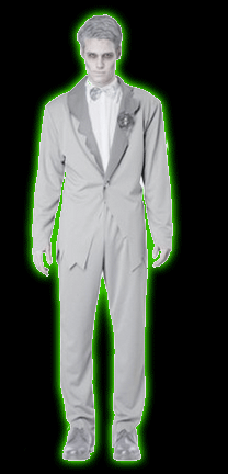 Ghostly Groom Mens Costume