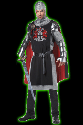 Medieval Knight Mens Costume