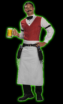 Cowboy Bartender Mens Costume