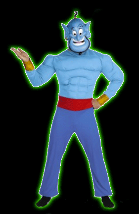 Aladdin: Genie Mens Costume