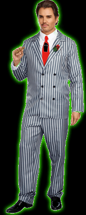 Mr. Fright Mens Costume