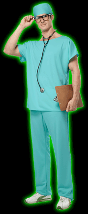 Doctor Scrubs Mens Costume